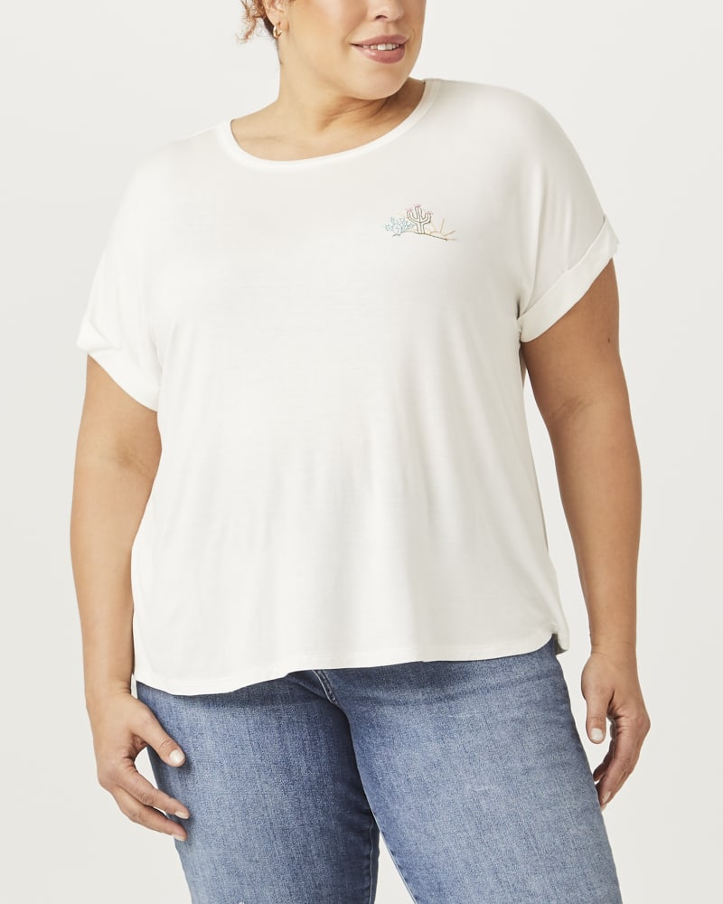 Front of plus size Mariah Graphic Tee by Meri Skye | Dia&Co | dia_product_style_image_id:153551
